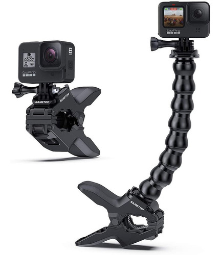 Suporte De Garra Mesa Flexível Para Gopro Go Pro Clips Forte