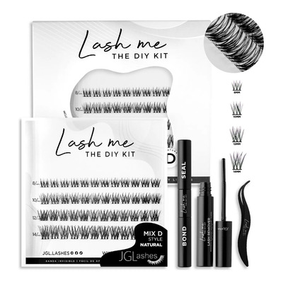 Jglashes Lash Me. Kit De Extensiones De Pestañas En Casa | Meses sin interés