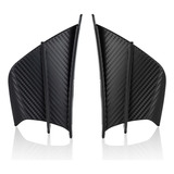Universal Motorcycle Side Wing Carbon Fiber Black .