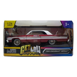 Motormax 1:24 1964 Chevrolet Impala Rojo Lowrider Get Low 