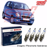 Jogo Vela Bosch Sp41 Atos 1.0 12v Gasolina Gnv 54cv 99-01