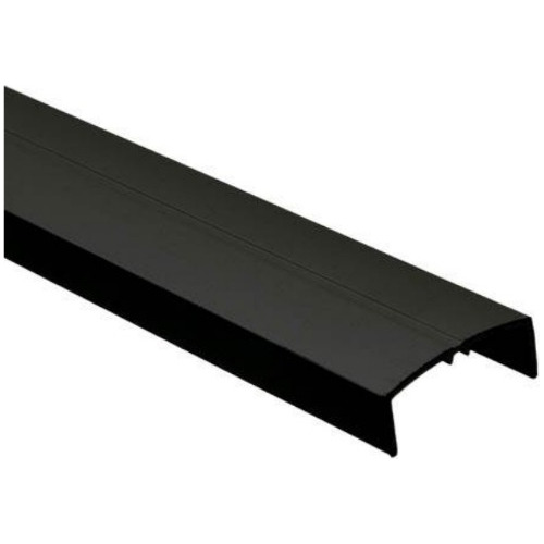 Perfil Tapacanto Aluminio Negro U 18 Mm Aplicar Mdf 3 Mt