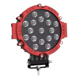 Faro Led Redondo 7 Pulgadas 17 Led 51w Para Jeep 4x4 1pc