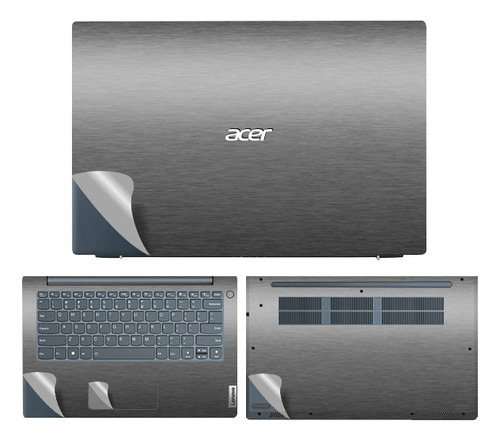 Skin Adesivo Aço Escovado Acer Nitro 5 A515-54