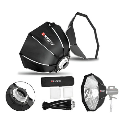 Octabox Softbox Montura Bowens Triopo 55cm De Armado Rapido | Envío gratis