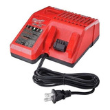 Cargador Múltiple De Voltaje M18 / M12 Milwaukee 48591812 Color Rojo