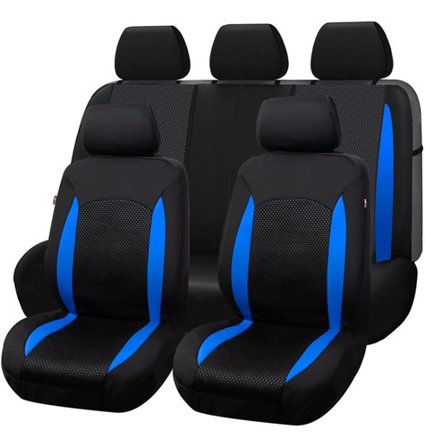 Kit Funda Cubre Asiento Cuero Auto Tela Universal / 216003