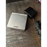 Consola Gameboy Advance Sp Gris 1 Luz Original Con Cargador