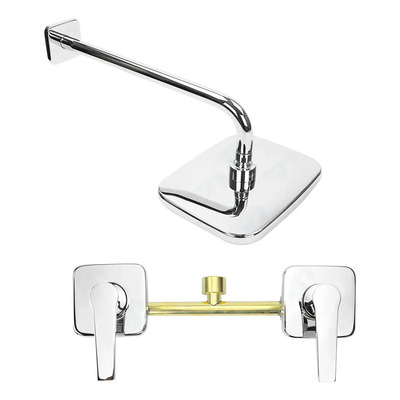 Regadera Ducha Cuadrada Cromo Pfister Latón Dos Manijas 807-pf2lc Cromado