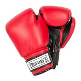 Guantes De Boxeo De Cuero Sintético Con Palma Negra 20 Oz