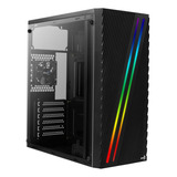 Gabinete Aerocool Streak Acrilico Rgb Negro