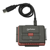 Manhattan Hi-speed Usb To Sata/ide Adapter 3-in-1 con Un Sol