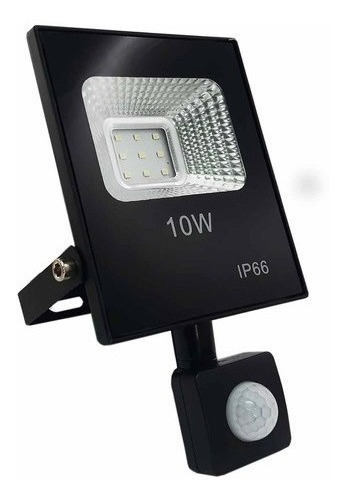 Pack 3 Foco Led Con Sensor De Movimiento 10w Ip66 Exterior