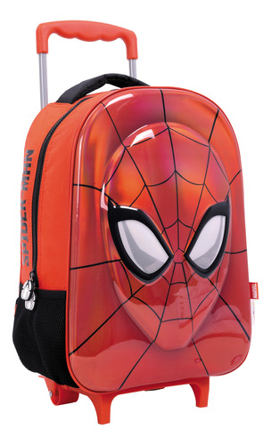 Mochila De Carro 16' Hombre Araña Spiderman Mascara 3d 11740