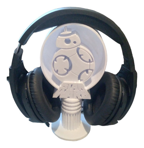 Soporte Port Auriculares 3d Star Wars Bb8 Para Pintar