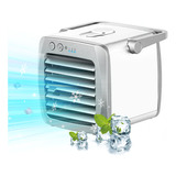 Ventilador Aire Con Agua Mini Portatil Humidificador Frio 