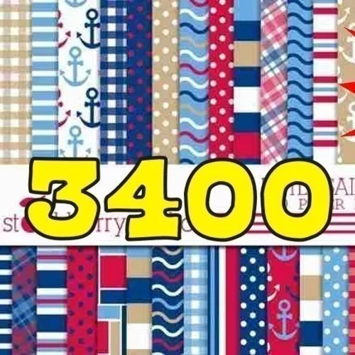 Kit Scrapbook Actualizado Papeles Marinero + 3400 Imagenes 4