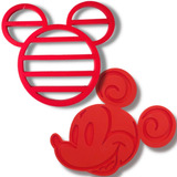 Kit 2 Descanso Apoio Panela Mickey Silicone Original Disney