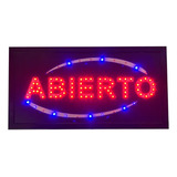 Letreros Leds Luminosos Letrero Negocio De Diferente Texto Color Abierto