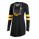 Camiseta Boston Bruins Nhl Playera Mujer Talla L / 34-36
