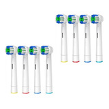 8 Cabezales Repuesto Cepillo Compatible Con Oral B Braun Vit