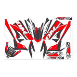 Stickers, Calca, Vinil, Para Moto Dm200 Moto Verde Mod-108