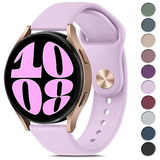 Malla De Silicona Para Samsung Galaxy Watch 6 40 47mm Violet