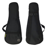 Bag Capa Ukulele Soprano 21k Alcochoado Super Luxo Preto