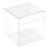 Caja De Regalo Transparente N Con Cinta Blanca De Plástico G