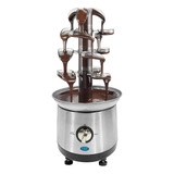 Fuente Para Chocolate Ottapic, Acero Inoxidable, 4 Pisos