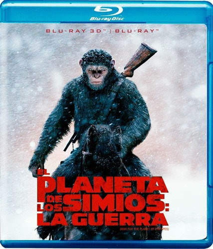 El Planeta De Los Simios: La Guerra  Blu Ray 3d+br Película