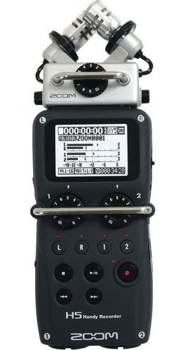 Gravador Digital Zoom H5 4 Canais + Acessorios 12x S/juros