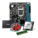 Kit Pl Mãe H61 + Proc I7 3770s + Memoria 16 Gb Ddr3 +