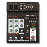 Mixer Ross M4u 4 Canales Bluetooth Usb Phantom Power Eq