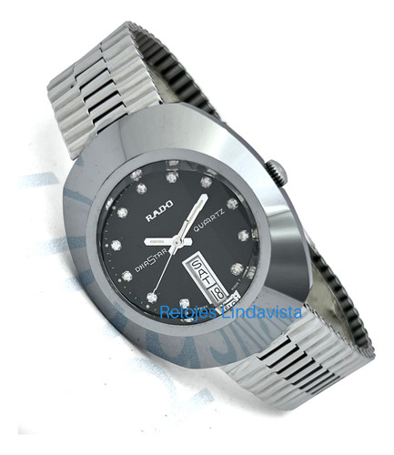 Reloj Rado Diastar Tungsteno Plateado Acero Vintage