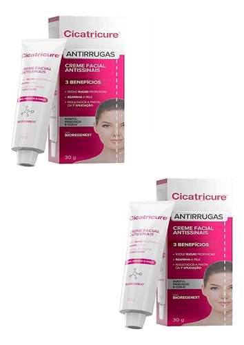 Cicatricure 2x30g Anti Idade Sinais Facial Original