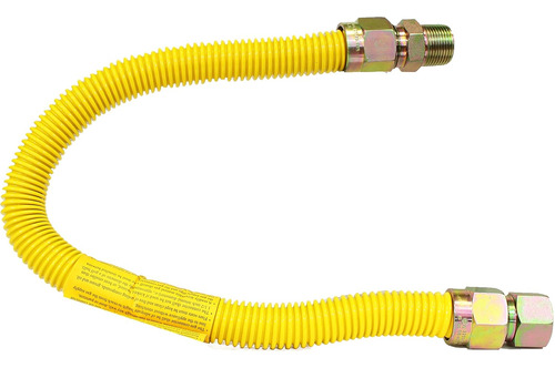 Inc Conector De Línea De Gas Flexible De 24 Pulgadas 1  Od 3