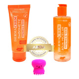 Kit Skin Care Limpeza De Pele Cuidados Facial Vitamina C