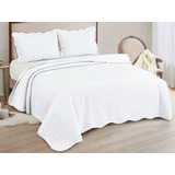 Cobre Leito Colcha Matelasse Queen Size 3pç Camesa 240x260