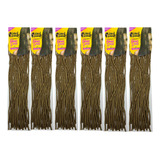 Cabelo Sintético Dread  Faux Locs Crochet  600g Black Beauty