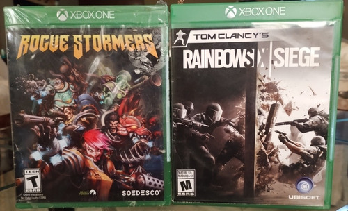 2 Videojuegos De Xbox One:rainbow Six Siege Y Rogue Stormers