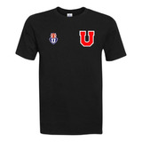 Polera Universidad De Chile Con Doble Logo