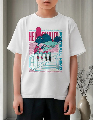 Playera Hey Arnold Caricaturas Infantil Para Niño M#6