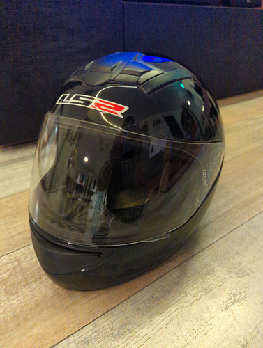 Casco Ls2 Negro Ecer22 Como Nuevo! 1 Solo Uso