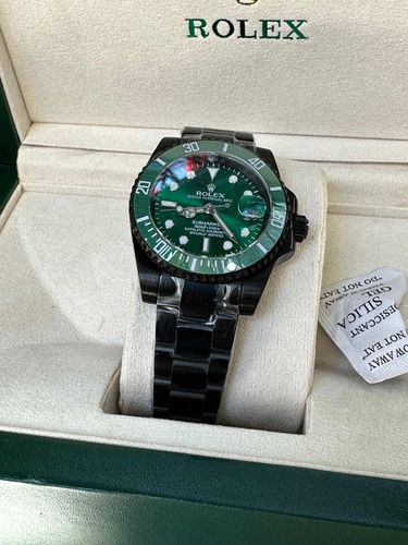 Reloj Rolex Submariner Unisex Black And Green