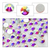 Set De Decoración De Uñas Rhinestones Ab Crystal Diy Clear C