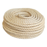 Corda Sisal Natural Para Cabo De Força Exe. 20mm X 60 Metros