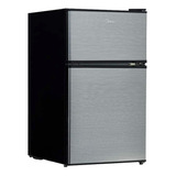 Refrigerador Frigobar Midea Mrtd04g2nbg Silver Con Freezer 3.4 Ft³ 110v