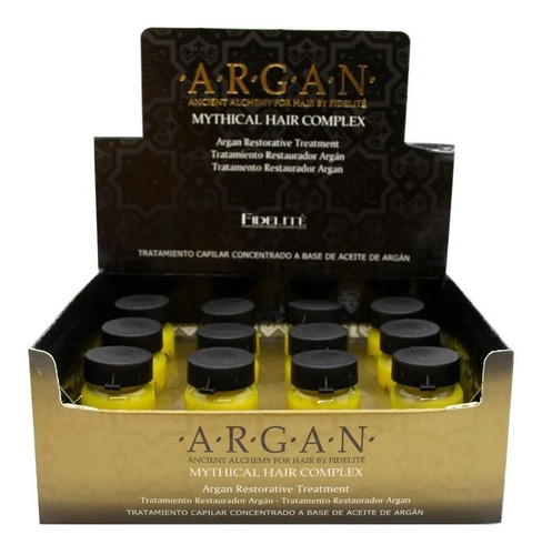 Caja De Ampollas Intensivas De Argan 12 X 15ml - Fidelite