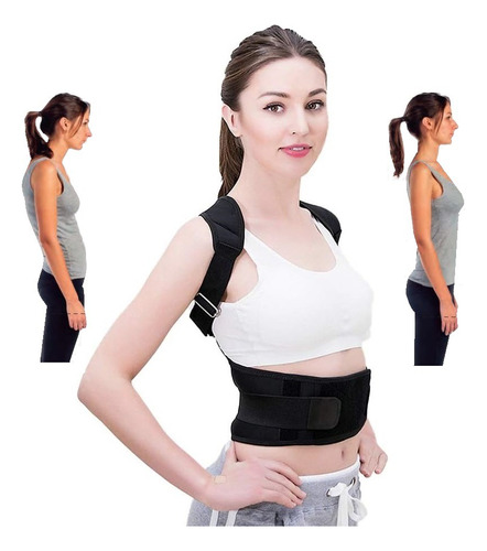 Corrector Postura Espalda Mujer Faja Ajustable Hombre Lumbar
